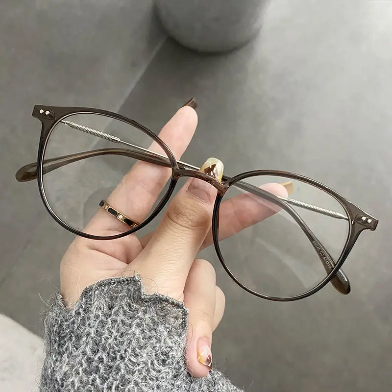 Inteligentne fotokromne naočale za čitanje. Za žene i muškarce. Ultralagane vintage okrugle naočare. Gotove dioptrijske naočare.